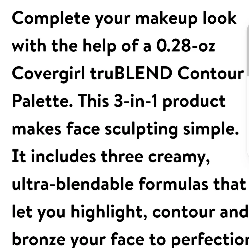 New Covergirl truBlend Contour Palette